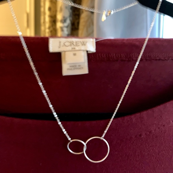 Jewelry - NWOT Sterling Silver Interlocking Circles Necklace